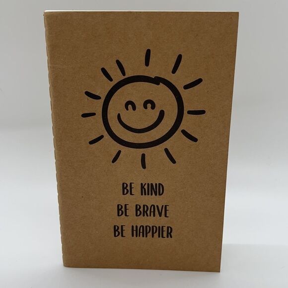 NWT Be Kind Be Brave Be Happy Notebook Journal - Picture 2 of 5